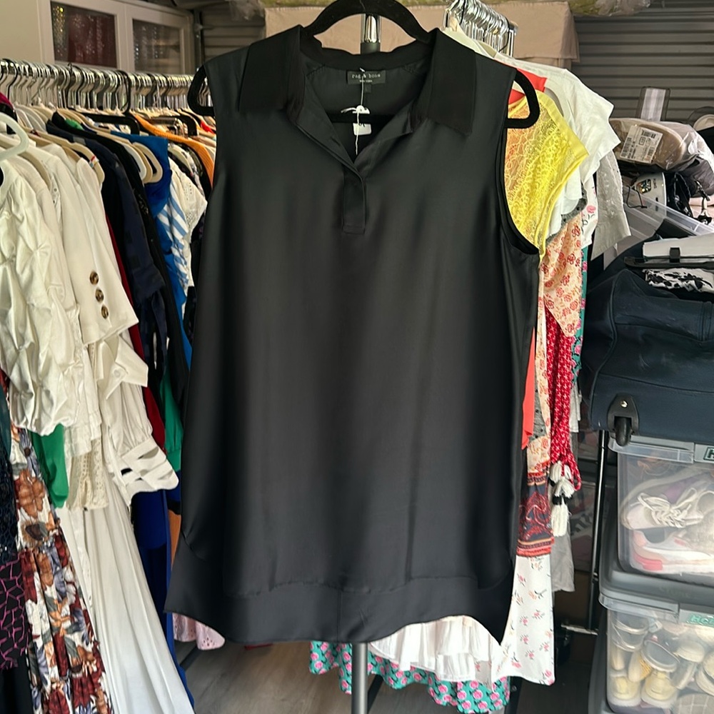 Rag and Bone Large Black Top